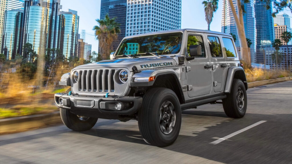 Jeep Wrangler Plug in Hybride Foto s 2024 EGear be