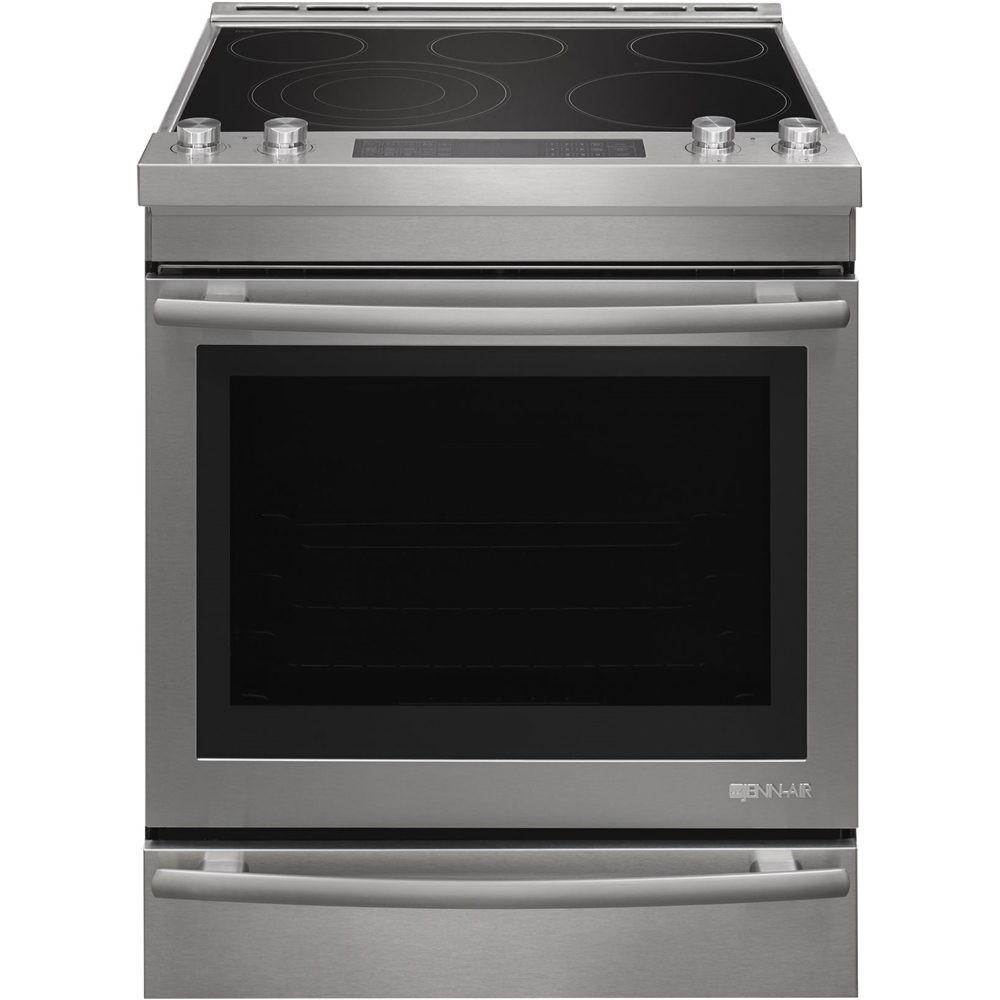 Jenn Air 7 1 Cu Ft Self Cleaning Slide In Electric Convection Range 