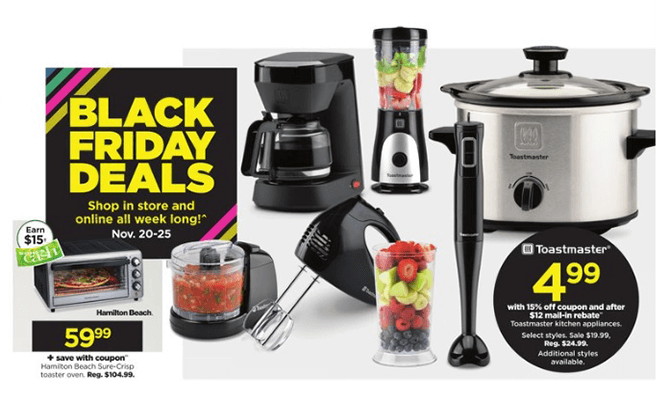 Kohl s 3 FREE Toastmaster Kitchen Appliances After Rebates Kohls 