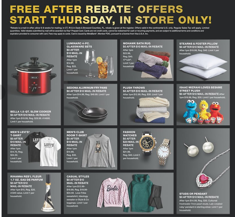 Macy s Free After Rebate Offers In Store Macy s DealsPlus Macys 