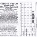 Menards 11 Price Adjustment Rebate Struggleville Printable Form 2021