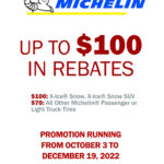 Michelin Rebate Fall 2022 Motion Tyres