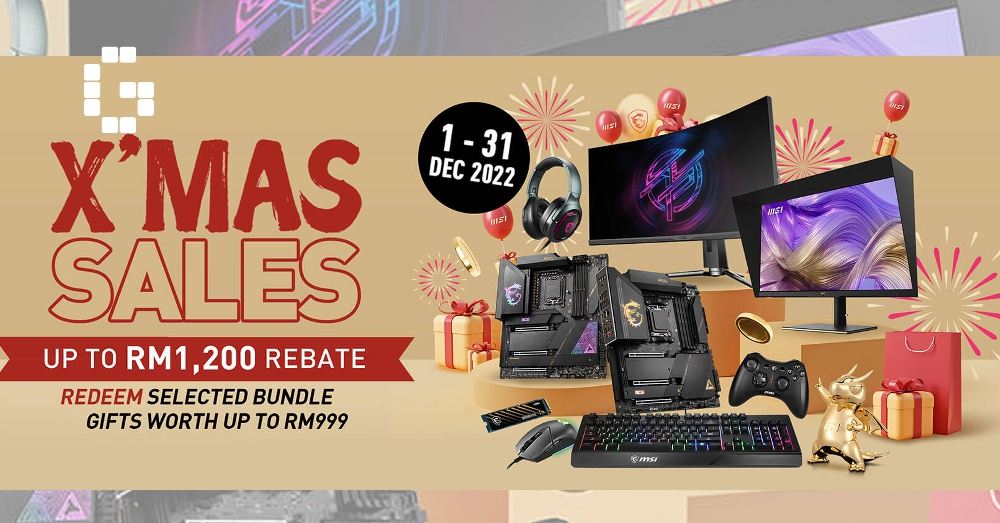 MSI Malaysia Xmas Sales Kick Off For 2022 Offering Rebates And or