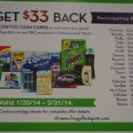 P G 33 Costco Rebate 2014 Frugal Hotspot