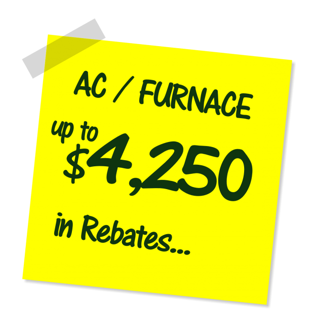 REBATE PROGRAMS ONTARIO CHC 24 7 Furnace AC Tankless Insulation 