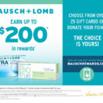 Save Up To 200 On Your Bausch Lomb Contact Lens Purchase