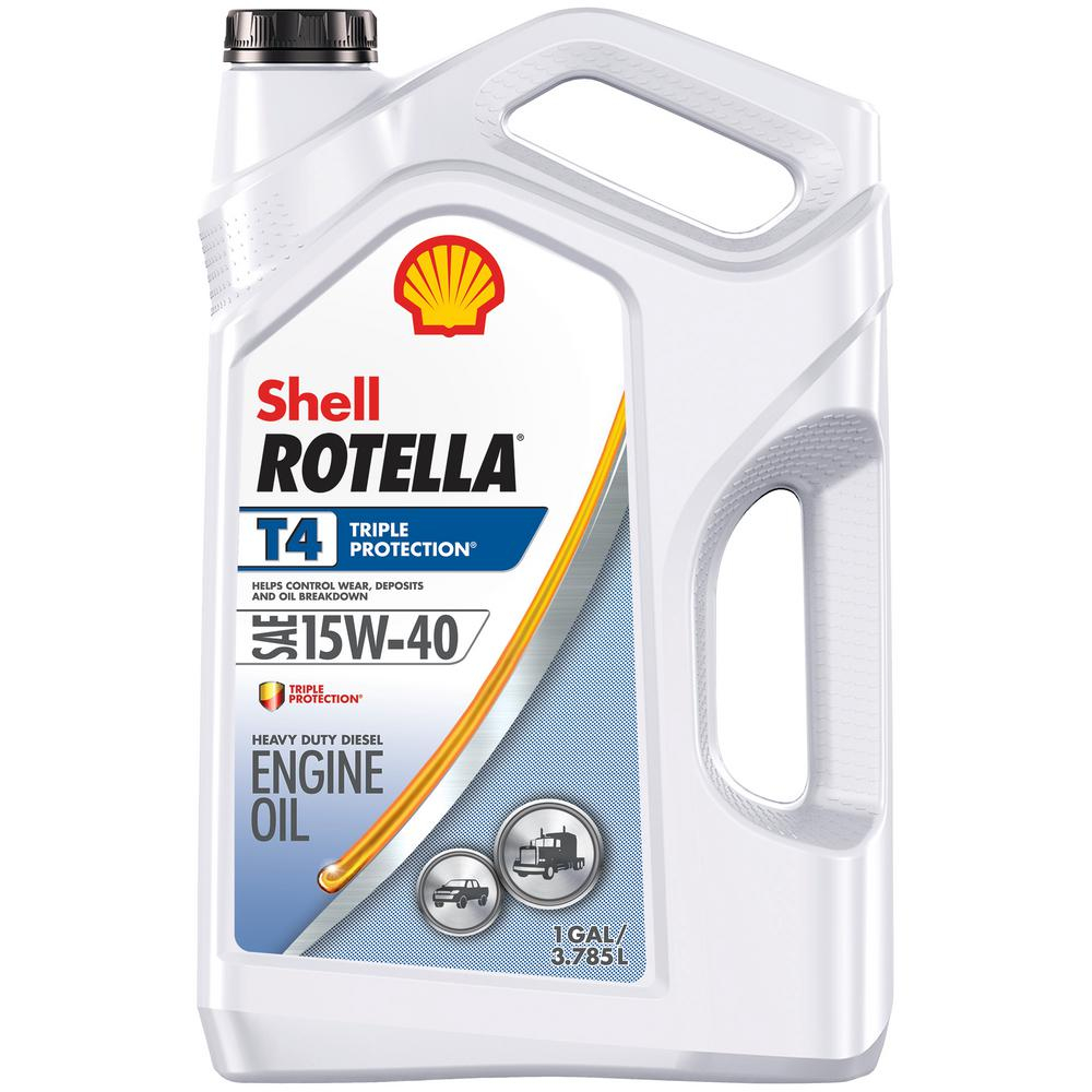 Shell Rotella Rotella T4 Triple Protection 15W 40 Diesel Motor Oil 1 