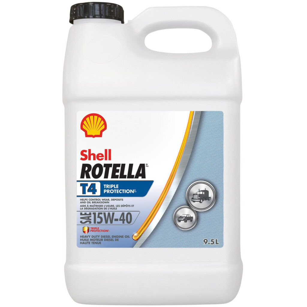 Shell Rotella T4 15W40 Diesel Engine Oil 9 5L Jug Walmart Canada