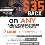 Taurus Offers Limited Time 25 Or 50 Rebate On Select Taurus Pistols