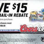 The Krazy Coupon Queen Coors Beer Rebate 15 On In Store Purchase