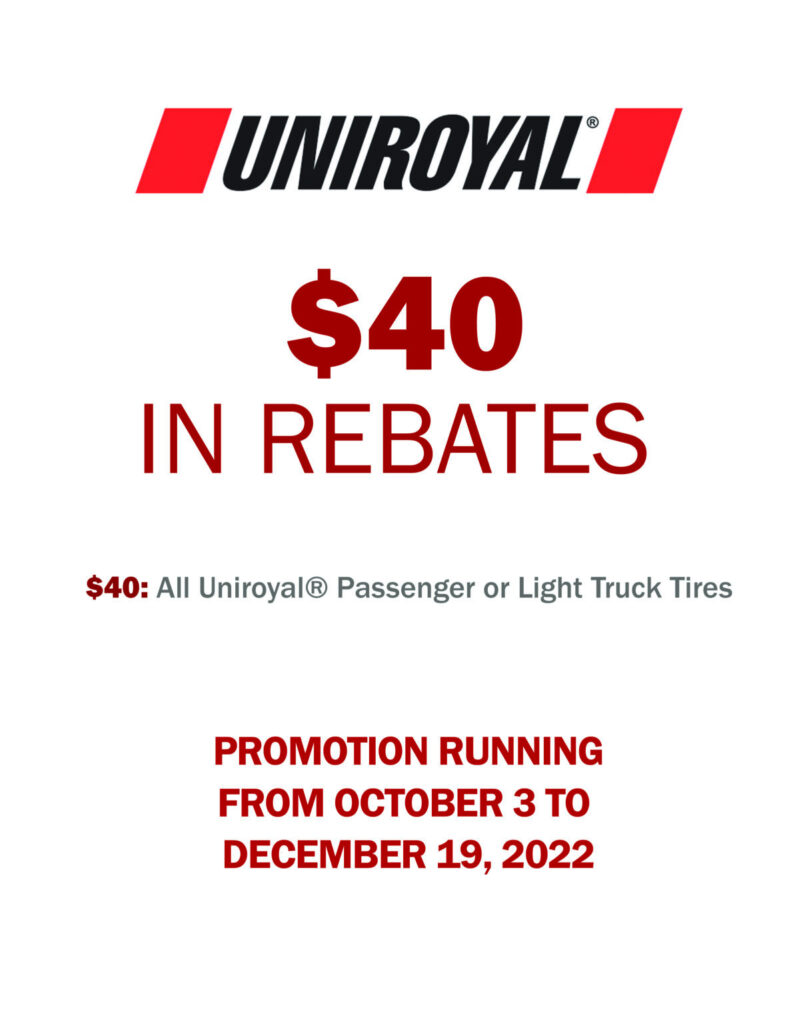 Uniroyal Rebate Fall 2024 Modern Trends