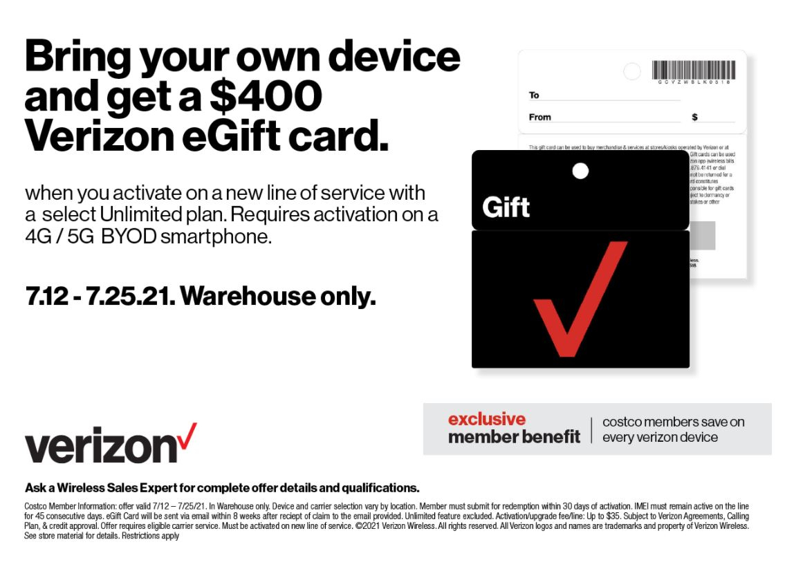 Verizon Rebates Costco CostcoRebate