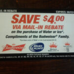 Budweiser Mail In Rebate Form Giveaway Loudoun County Limbo