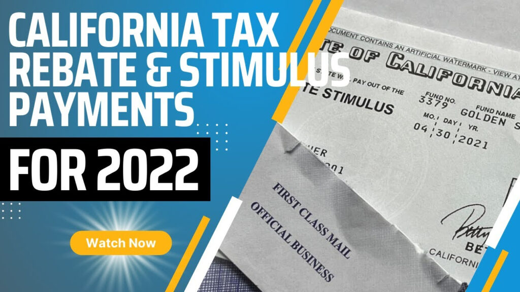 California Tax Rebates And Stimulus Payments For 2024 YouTube