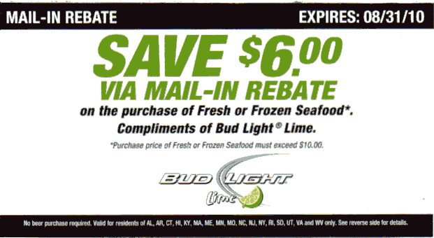 Coupon STL Bud Light Lime Beer Rebate