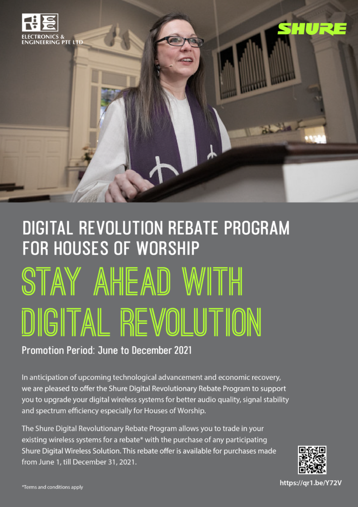 Digital Revolution Rebate 2021 Houses Of Worship Electronics