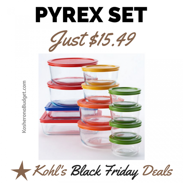 Kohl s Pyrex Set Deal Black Friday Just 15 49 For 24 Piece Set