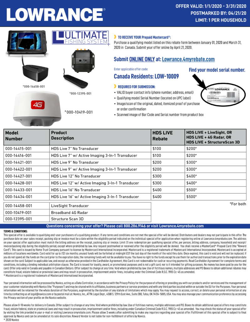 Lowrance Ultimate Fishing System Rebate 2020 Radioworld