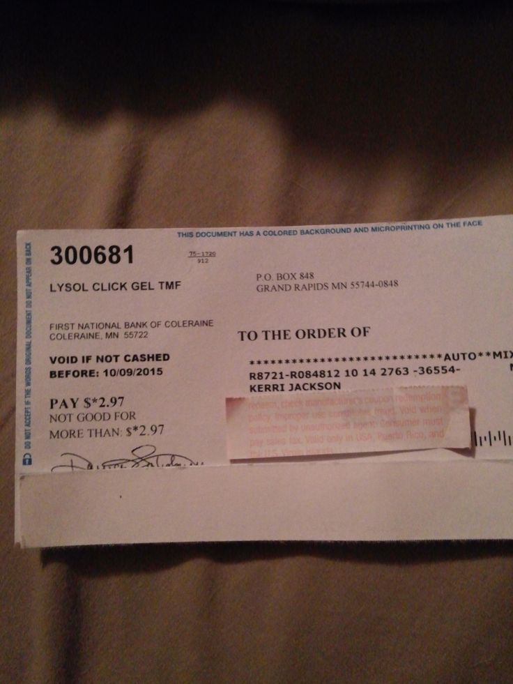 Lysol Rebate Came In The Mail Coleraine Lysol Grand Rapids Mn