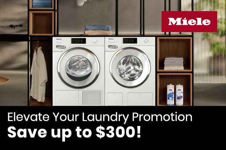 Miele MIWADREW7 Stacked Washer Dryer Set With Front Load Washer And 