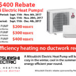 Rebates On Mitsubishi Air Conditioning Ductless Duct free Mini split