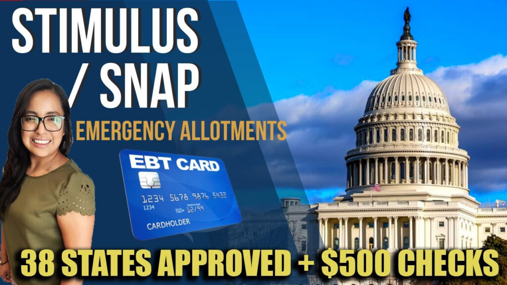 STIMULUS CHECKS SNAP MAX BENEFITS UPDATE MARCH 2024 500 Tax 