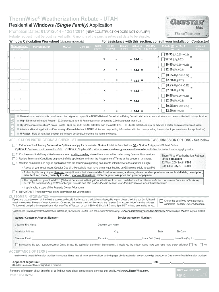 Thermwise Com Fill Online Printable Fillable Blank PdfFiller