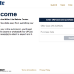 Www millerliterebates Enter Offer Code Miller Lite Rebate Center