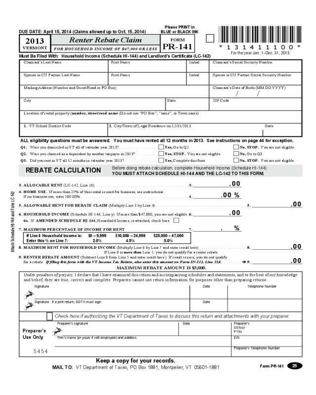 2022 Rent Rebate Form Fillable Printable PDF Forms Handypdf