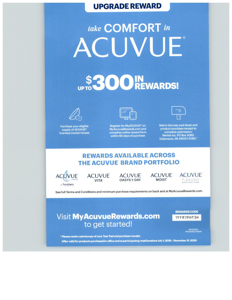 Acuvue Rebate Offer 2024 Acuvuerebate