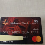 Anheuser Busch 5 Rebate Credit Card Budweiser Bud Light No Value EBay