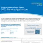 Consumers Energy Rebate Form 2022 Kentucky Printable Rebate Form