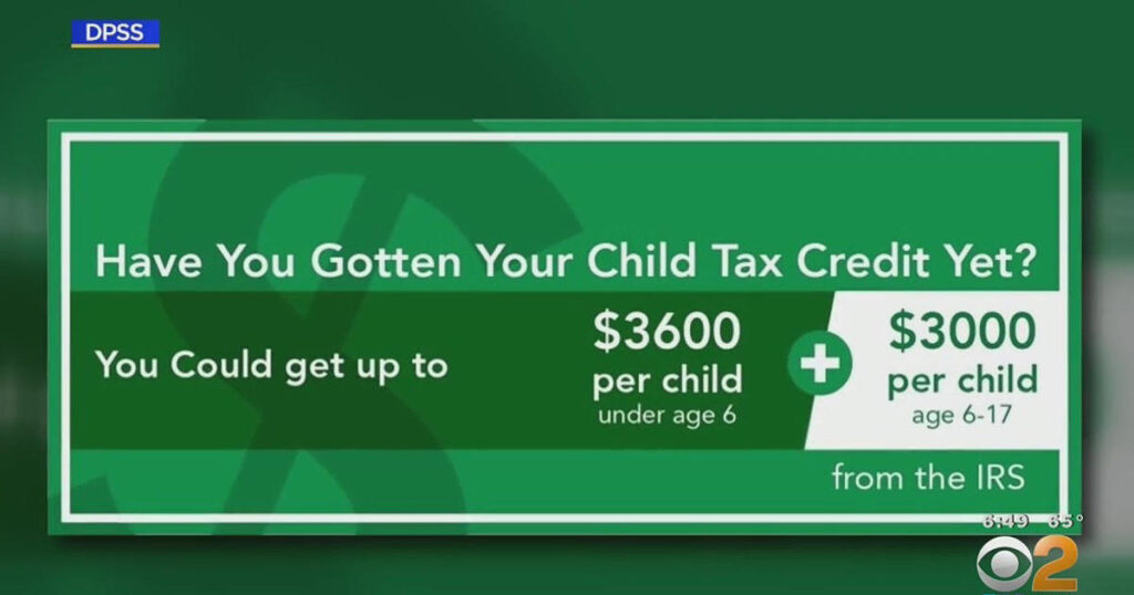 Expanded Child Tax Credit Available Only Through The End Of 2024 CBS 