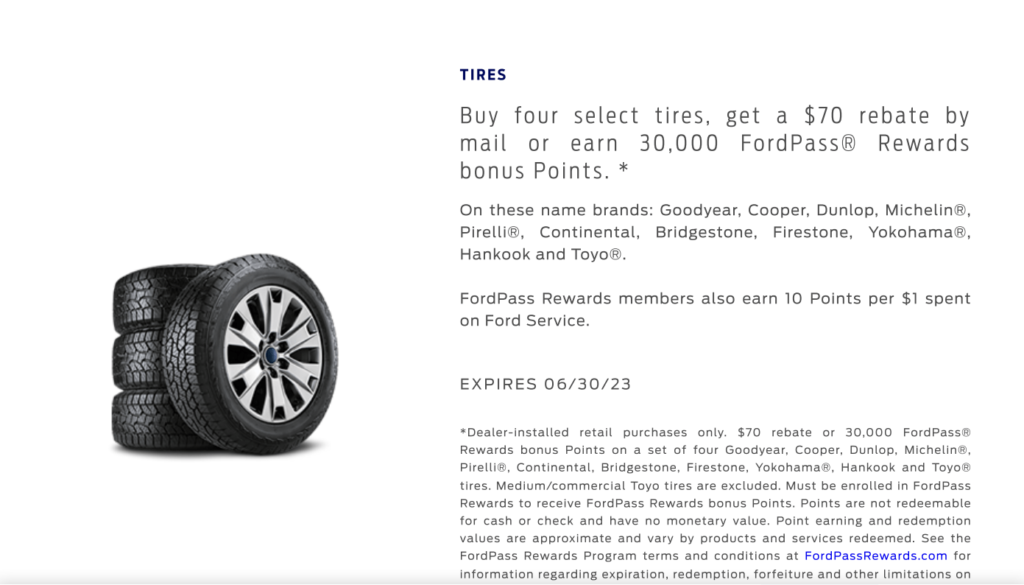 Ford Goodyear Tire Rebate Goodyear Rebates