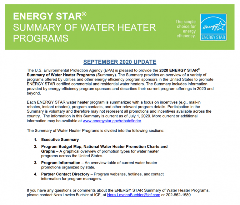 Fort Collins Water Heater Printable Rebate Form