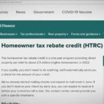 Homeowner Tax Rebate Credit Coming Timeline For Getting Your Check