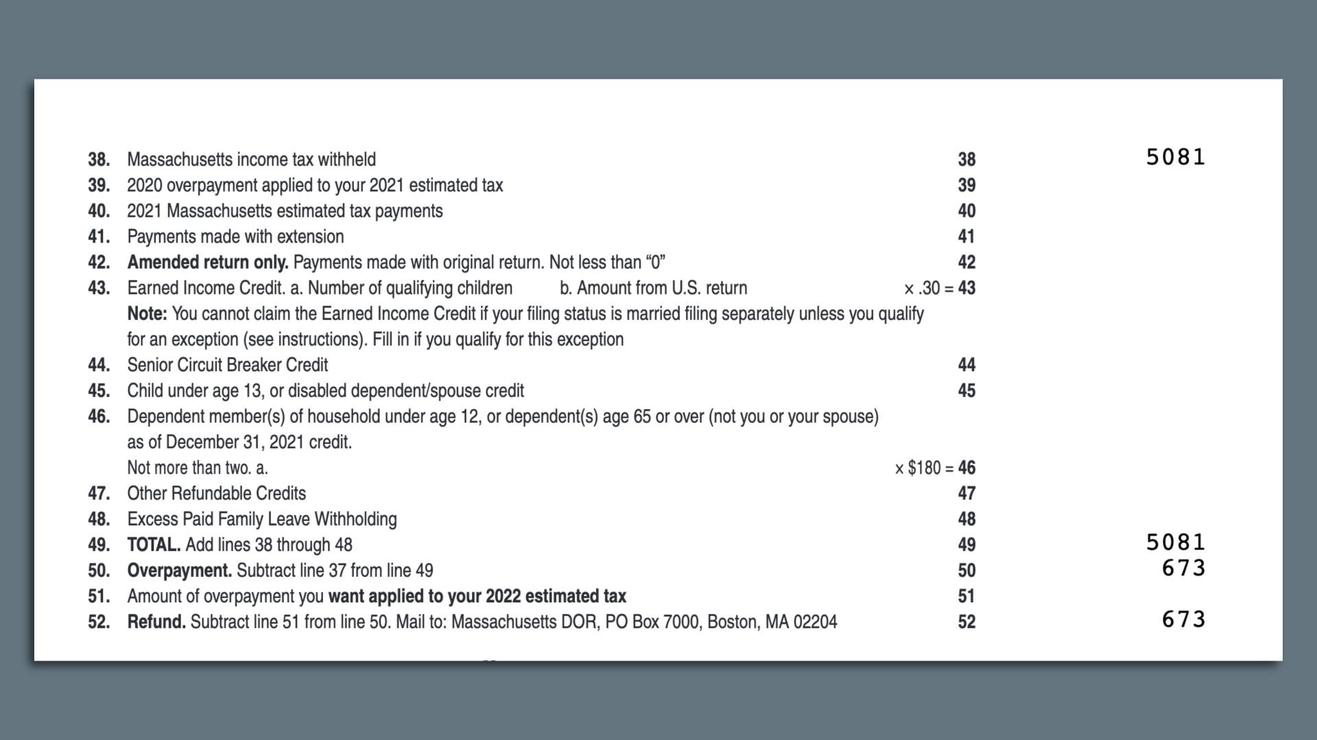 How To Calculate Your Projected Massachusetts Tax Rebate Axios Boston