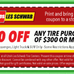 Les Schwab Tire Coupons And Rebates July 2018