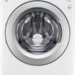 LG WM3270CW 27 Inch Front Load Washer With NFC Smartphone Technology