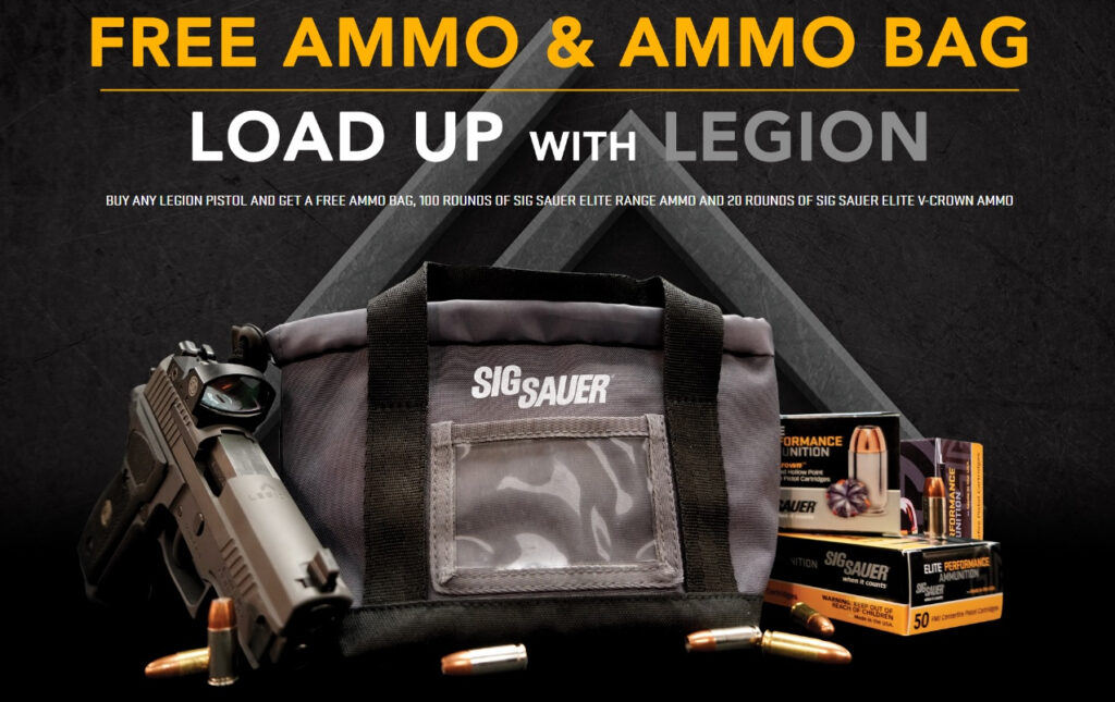 Load Up With Legion From SIg Gun Rebates