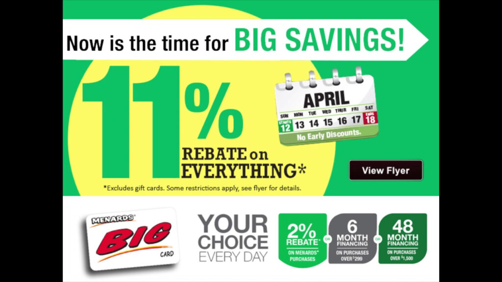 Menards 11 Rebate Dates 2024 FreeRebate