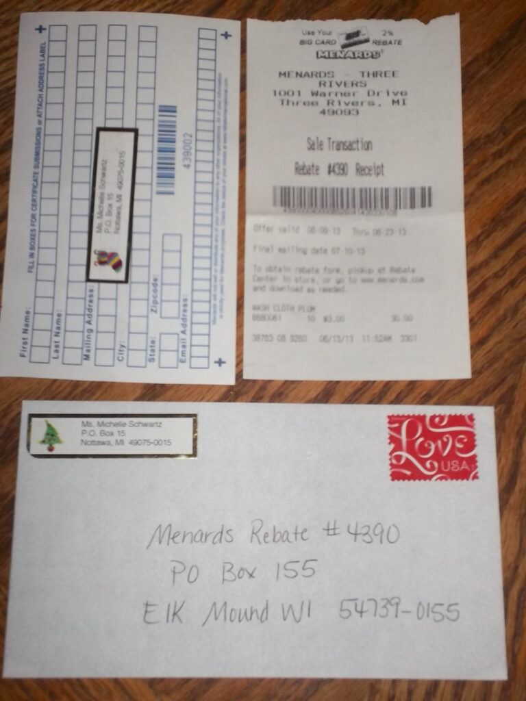 Menards 11 Rebate Form Mailing Address Printable Form 2024