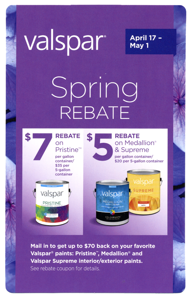 Rebates On Valspar Paint And Cabot Stain At Pohaki Pohaki Lumber