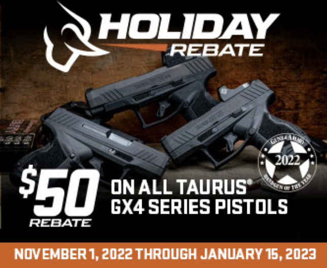 Taurus Announces Holiday Rebate On G Series Pistols GunsAmerica Digest